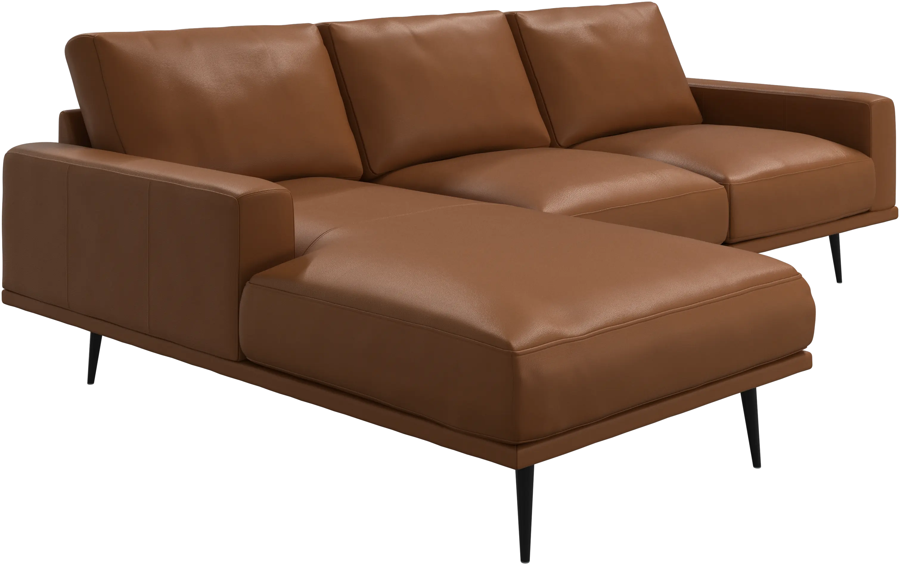 ボーコンセプトダークブラウン革製ソファ ボーコンセプトダークブラウン革製ソファ